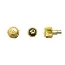 TISSOT STYLE YELLOW CROWN SCREWDOWN 3.5MM T10